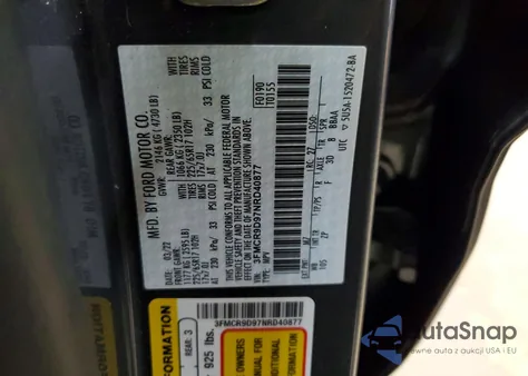 2022 Ford Bronco Sport Badlands z USA, uszkodzony, nr VIN 3FMCR9D97NRD40877